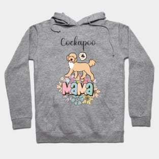 White and Apricot Cream Golden Cockapoo Mama 4 Hoodie